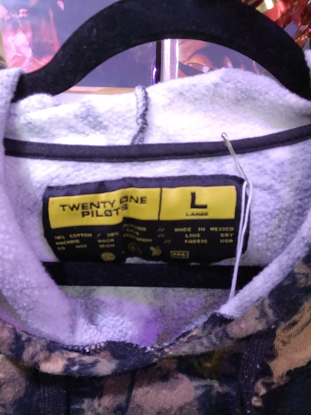 21 Pilots Camo Hoodie large