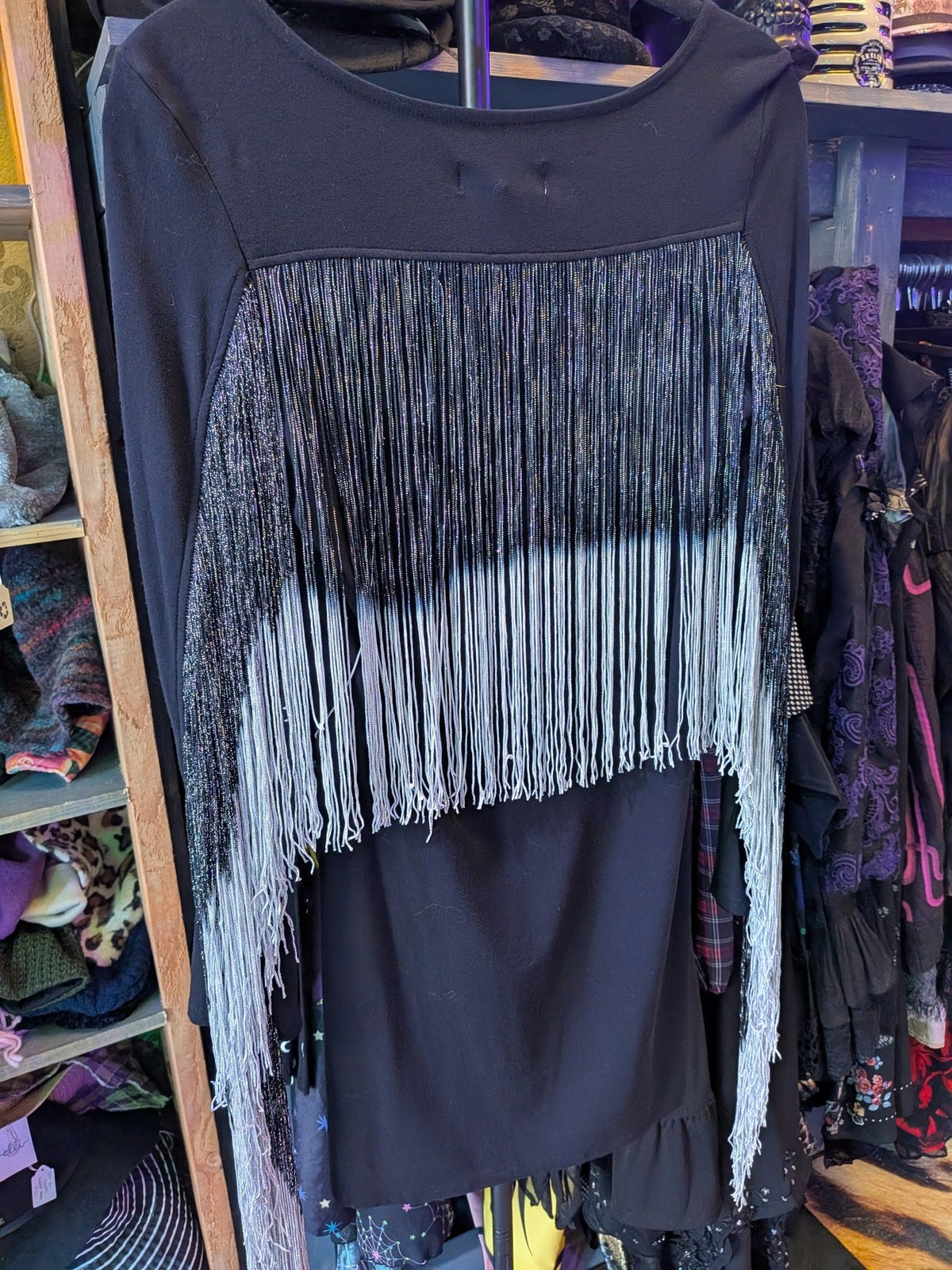 Idyllwind Small Black Fringe Dress Vampire Cowboy