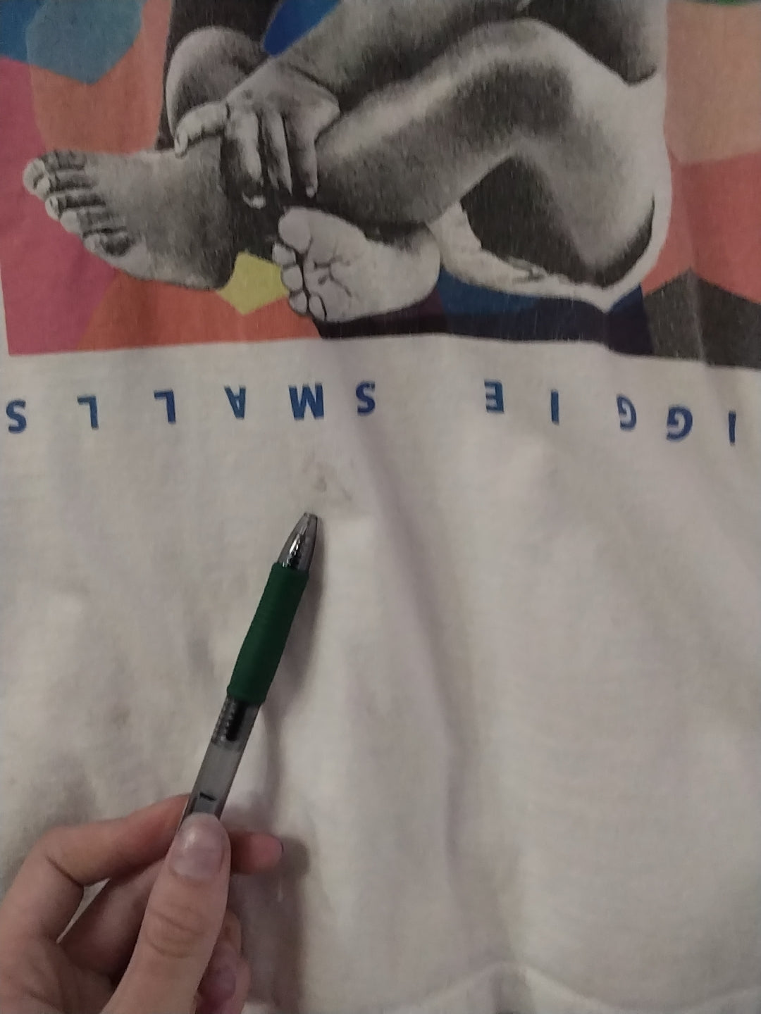 Biggie white tee medium