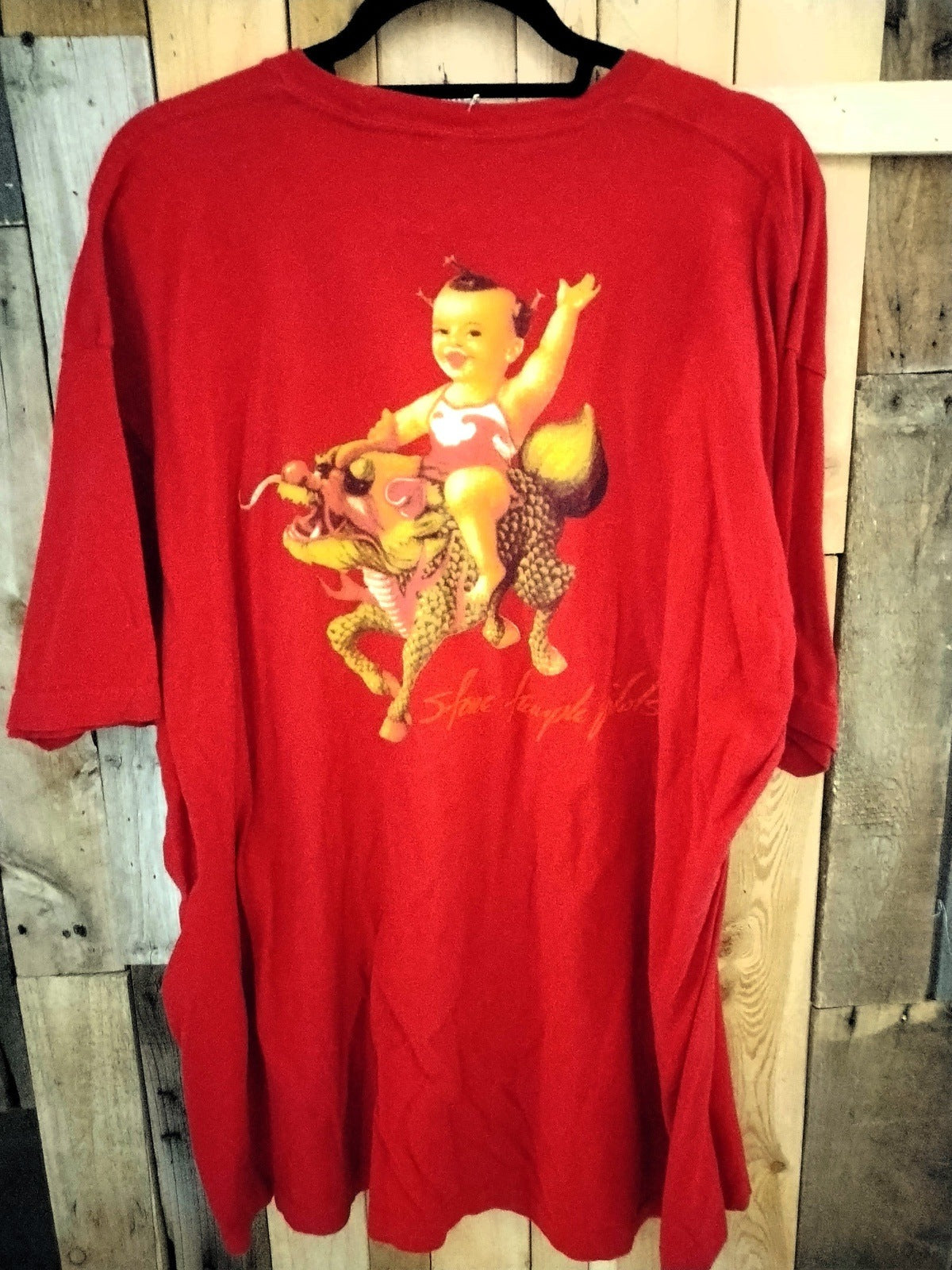 Stone Temple Pilots "Purple" Album Red T Shirt Size XXXL