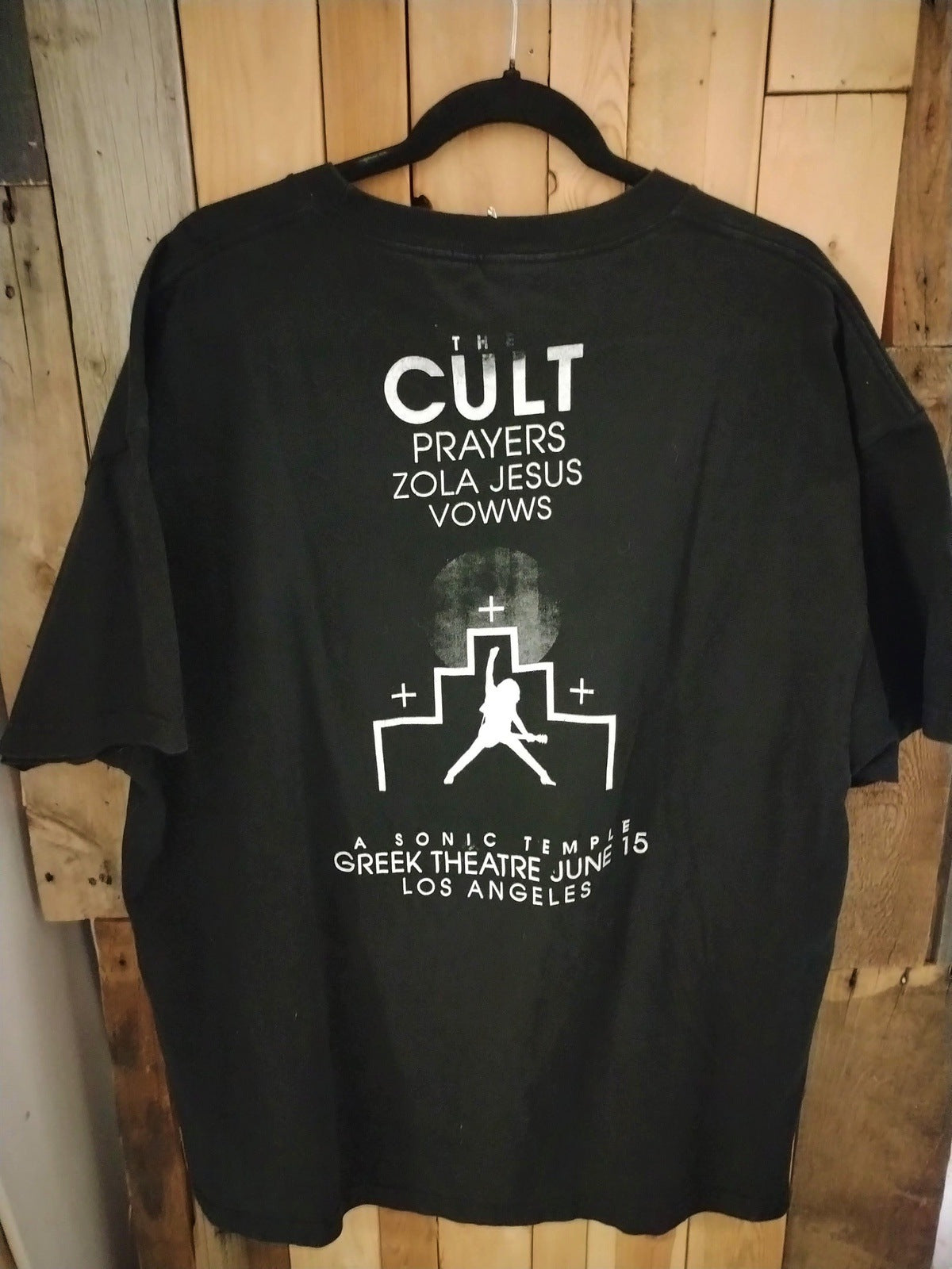 The Cult Greek Theater Show Tee Shirt Size 2XL