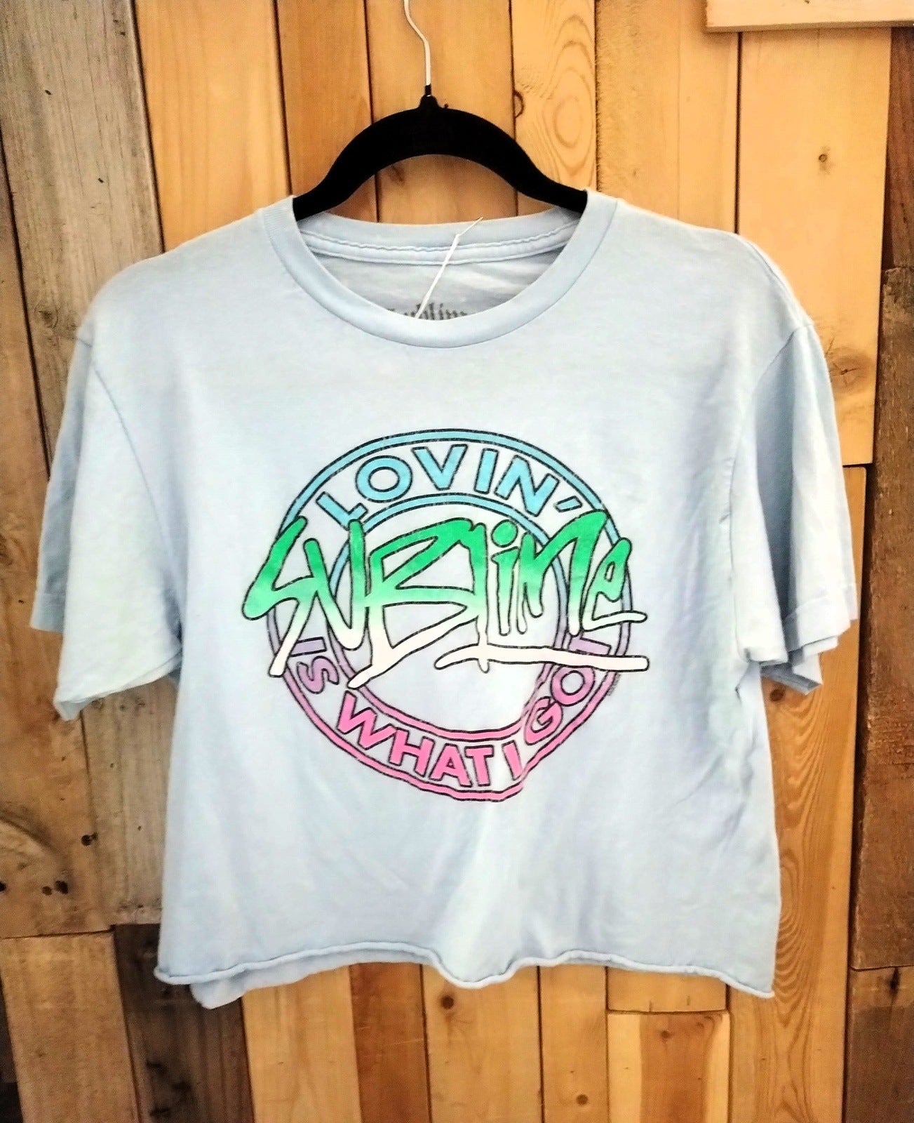 Sublime Official Merchandise Crop T Shirt Size Small