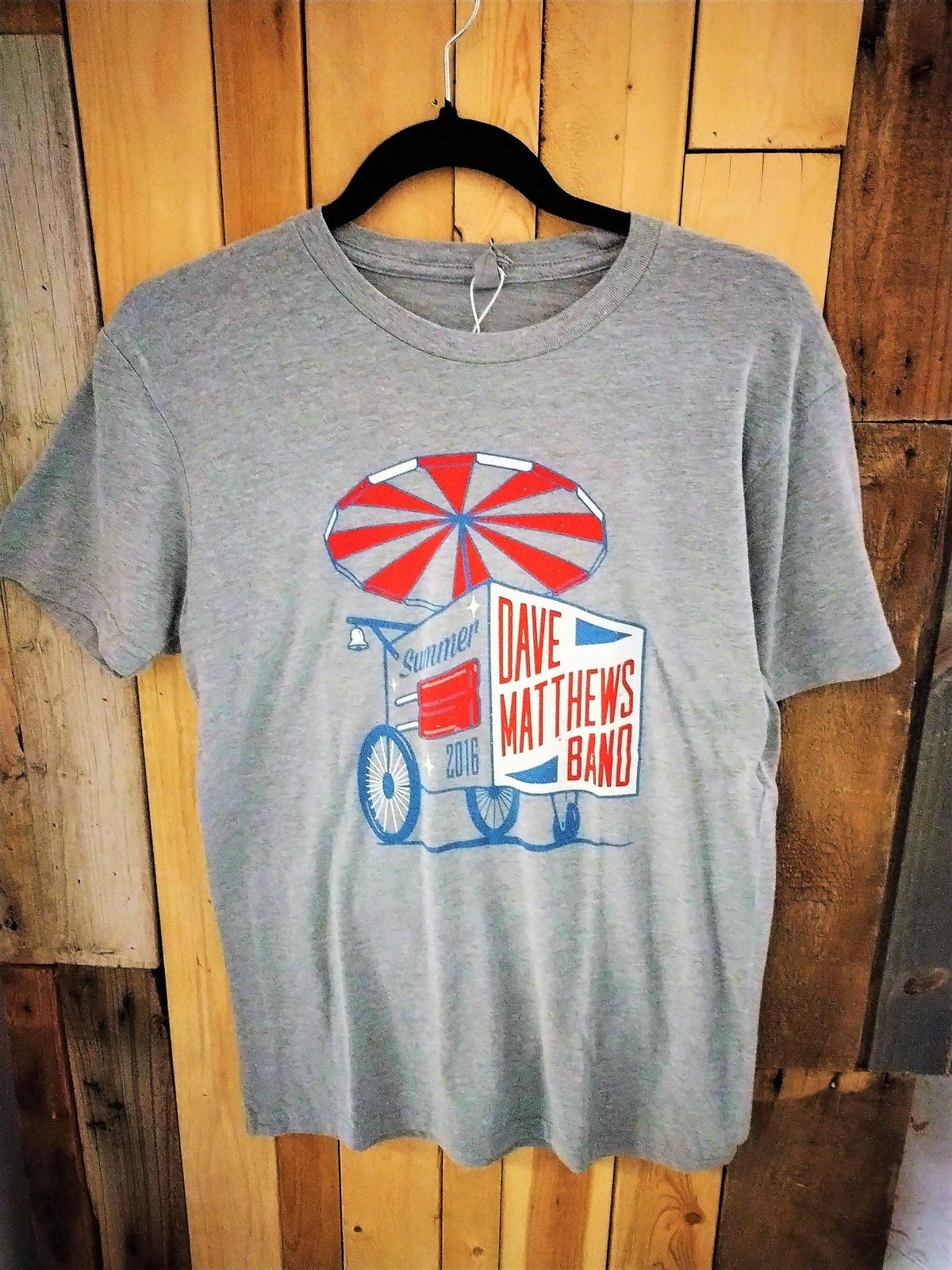 Dave Matthews Band Summer 2016 Tour Tee Shirt Size Small