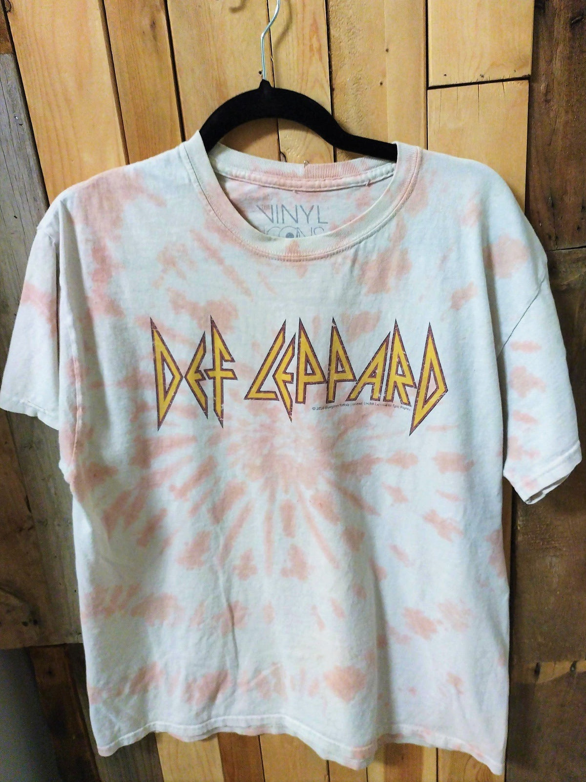 Def Leppard Size Medium Tie Die