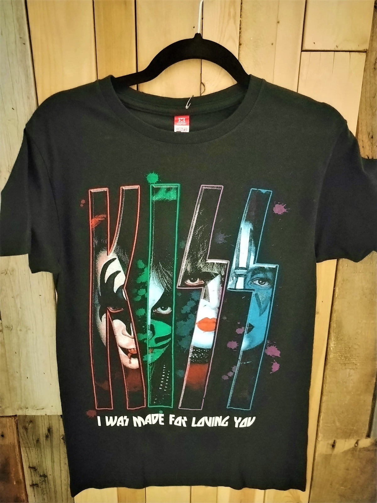 KISS "I Was Made for Loving You" Tee Shirt Size Small