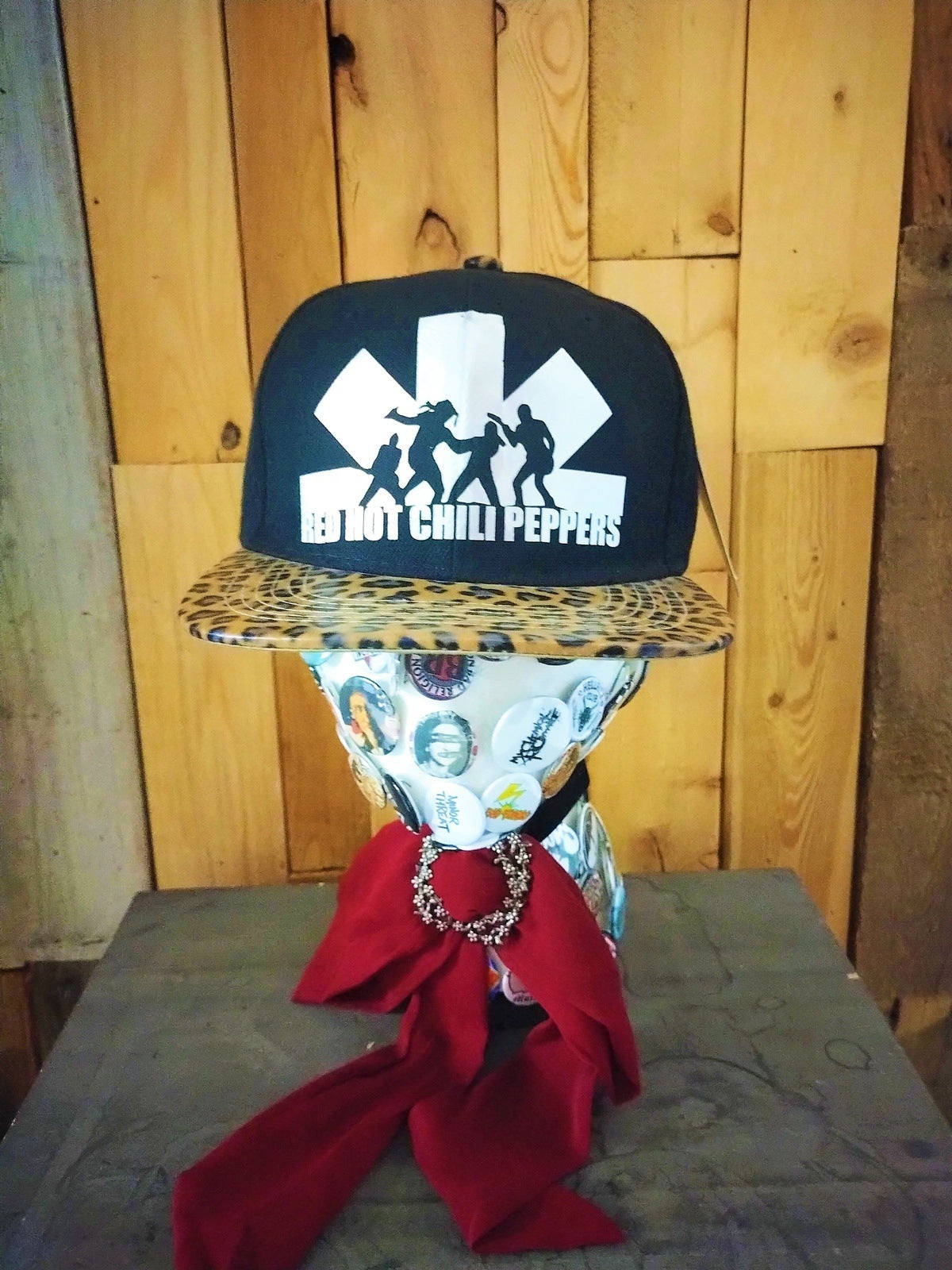 Red Hot Chili Peppers Leopard Print Snapback