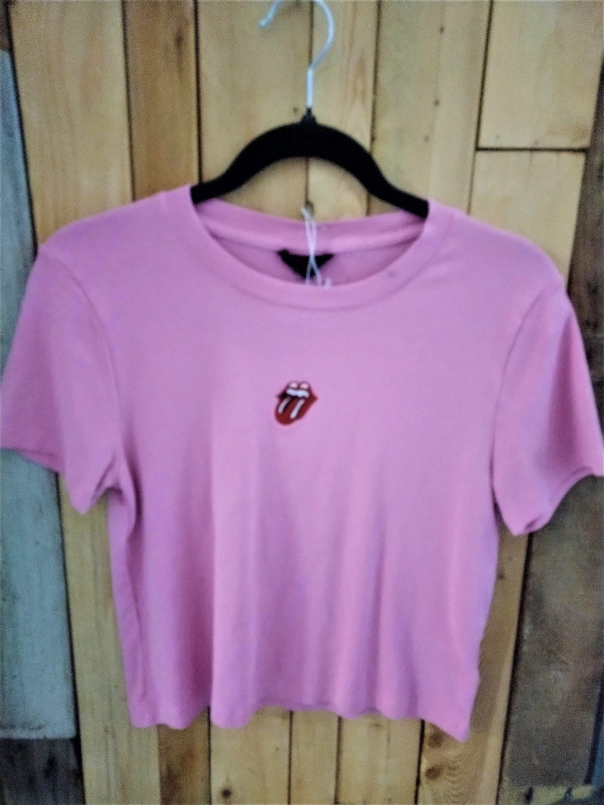 The Rolling Stones Women's Crop Tee Shirt Small