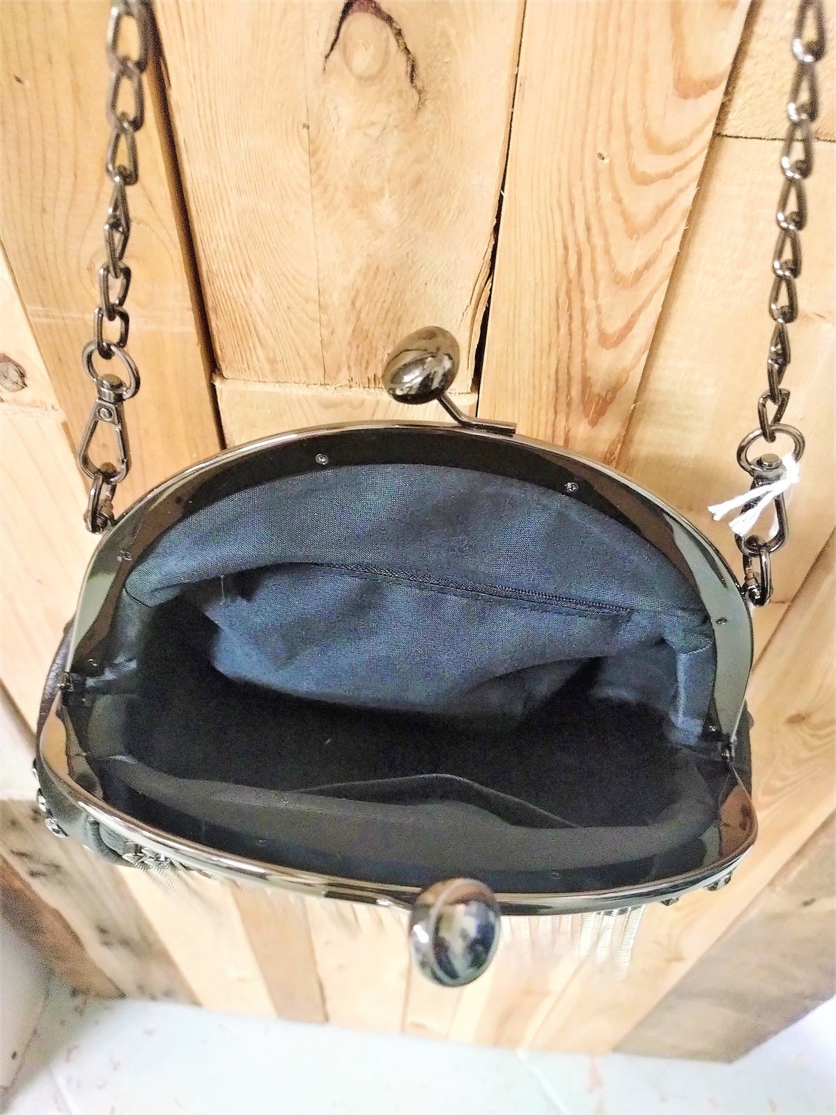 Black Studded Purse