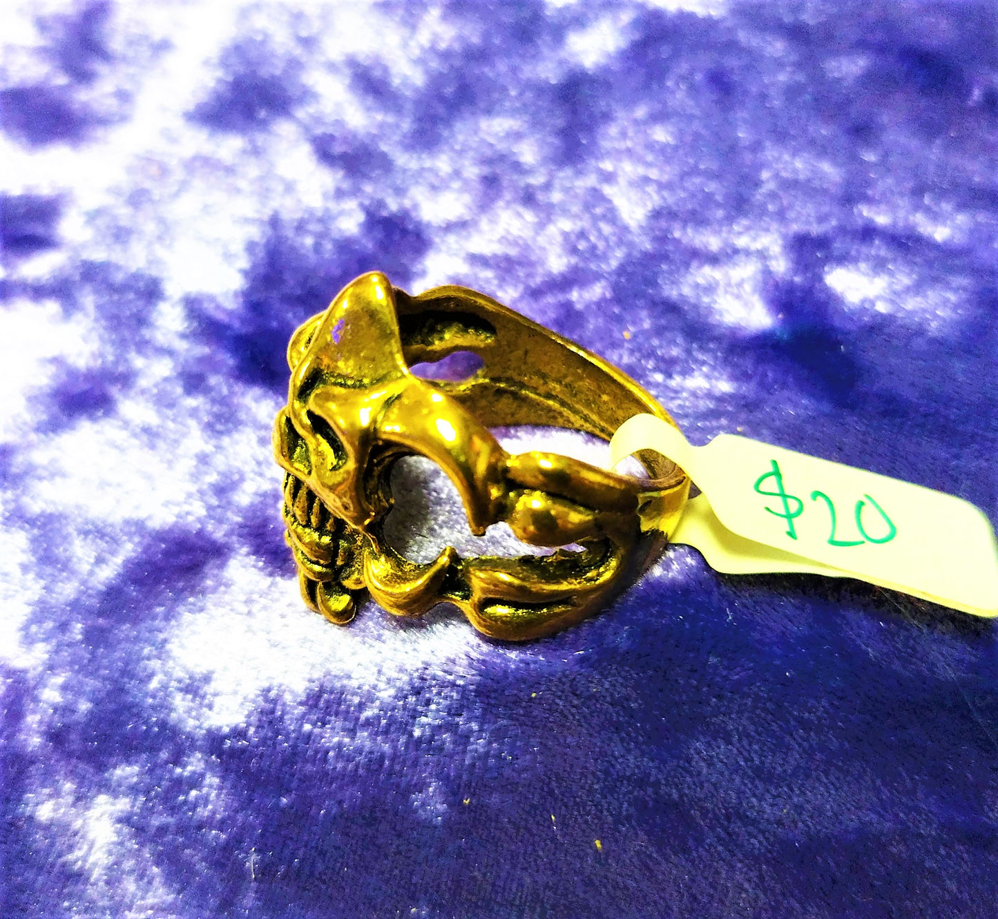 Gold Skull Ring size 11.5