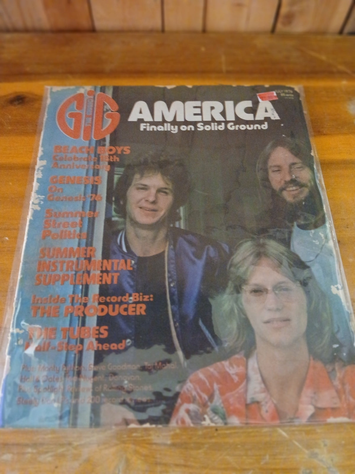 Vintage Gig Magazine July 1976