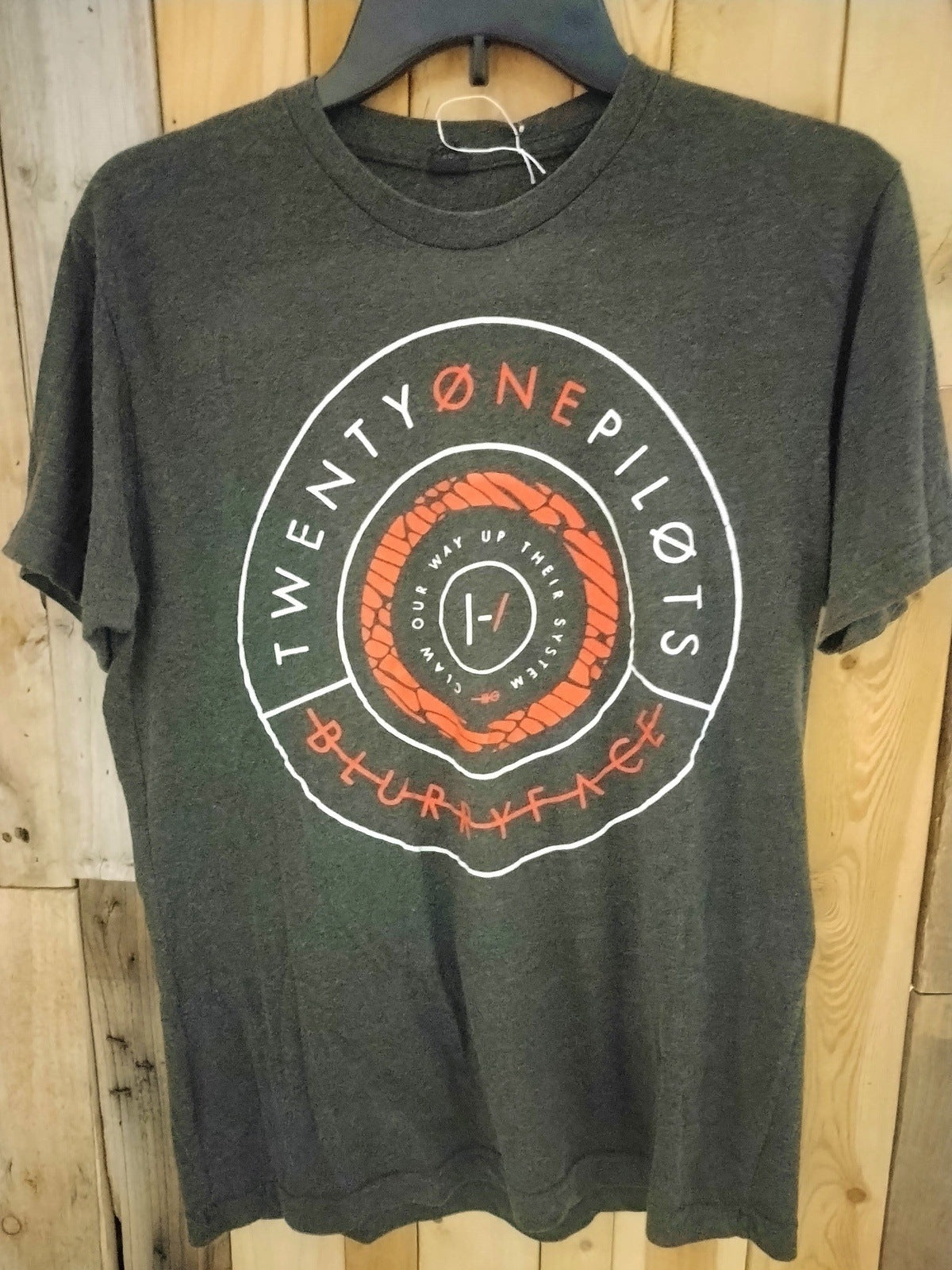 Twenty One Pilots "Claw Our Way Up Their System" T Shirt Size Medium 623562WH