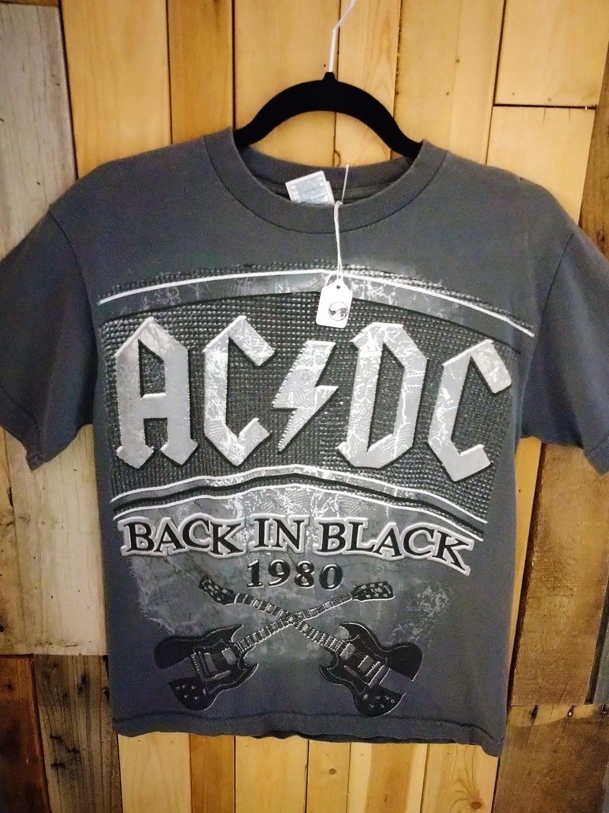 ACDC "Back in Black" T Shirt Size Small