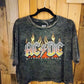 ACDC Official Merchandise Women's Crop T Shirt Size Large New with Tags #042020