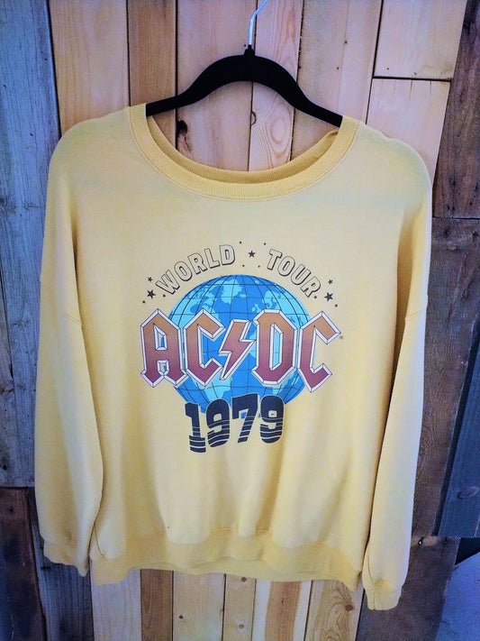 ACDC Official Merchandise Sweat Shirt Size Medium