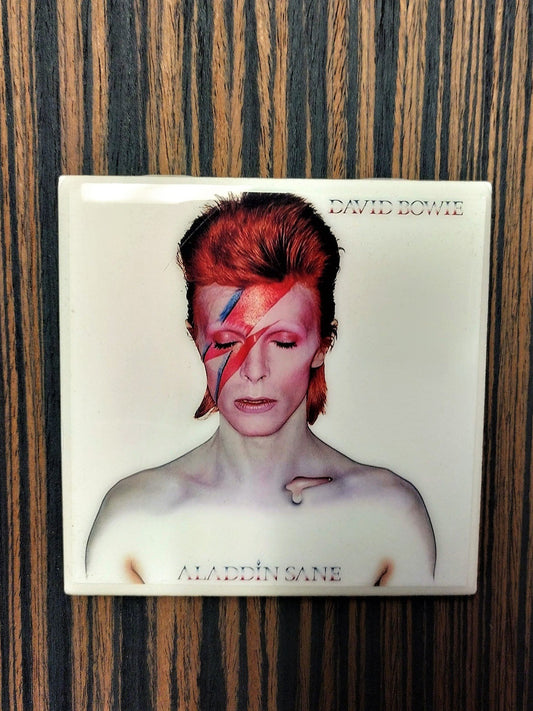 David Bowie Aladdin Sane Ceramic Drink Coaster