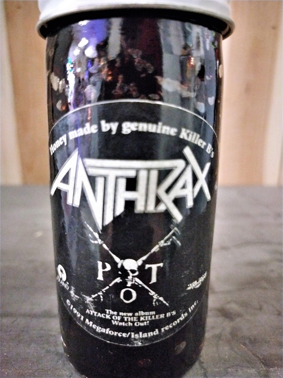 Anthrax Persistence of Time Genuine Killer Bee Honey- 1991
