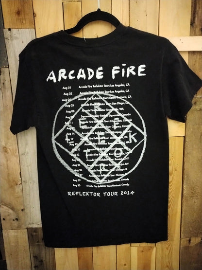 Arcade Fire Reflektor Tour 2014 T Shirt Size Small