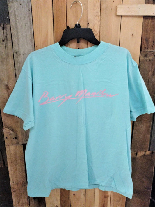 Barry Manilow Vintage 1980's T Shirt Size XL 969898DQ