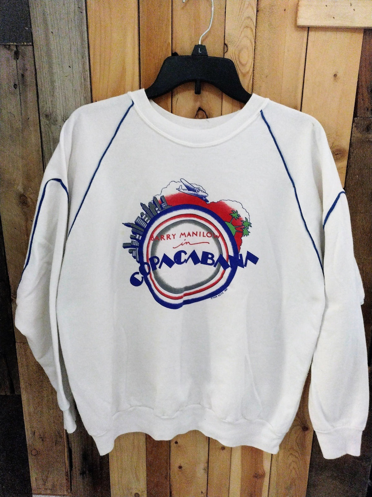 Barry Manilow Original 1986 Copacabana Sweatshirt Size XL 414744DQ