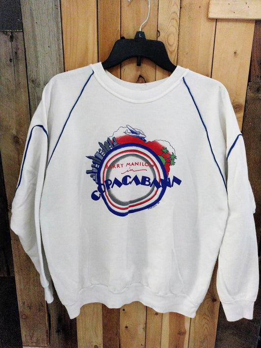 Barry Manilow Original 1986 Copacabana Sweatshirt Size XL 414744DQ
