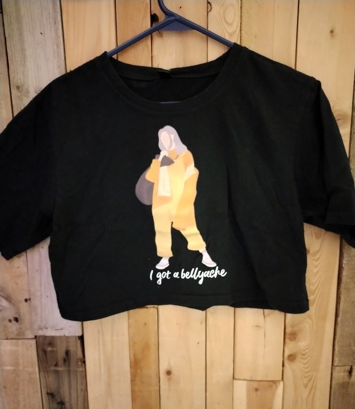 Billie Eilish Crop T Shirt Size Medium