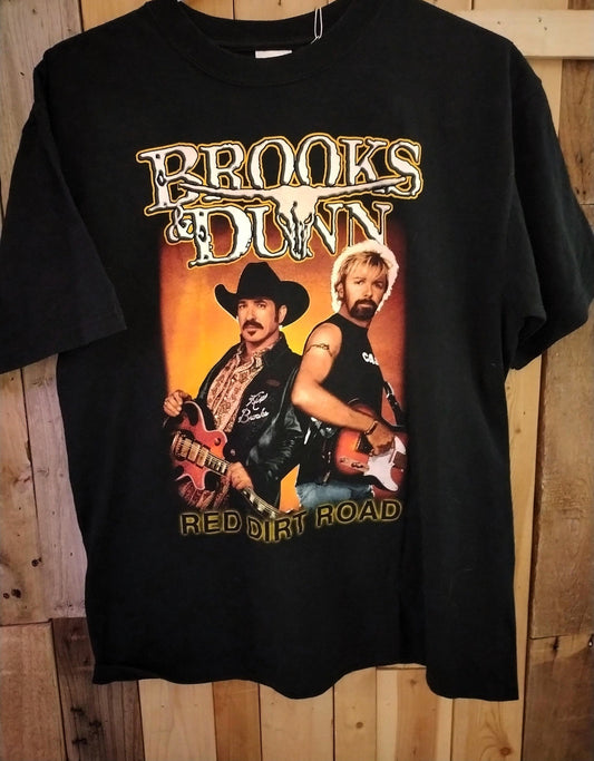 Brooks & Dunn Red Dirt Road Tour T Shirt Size Medium