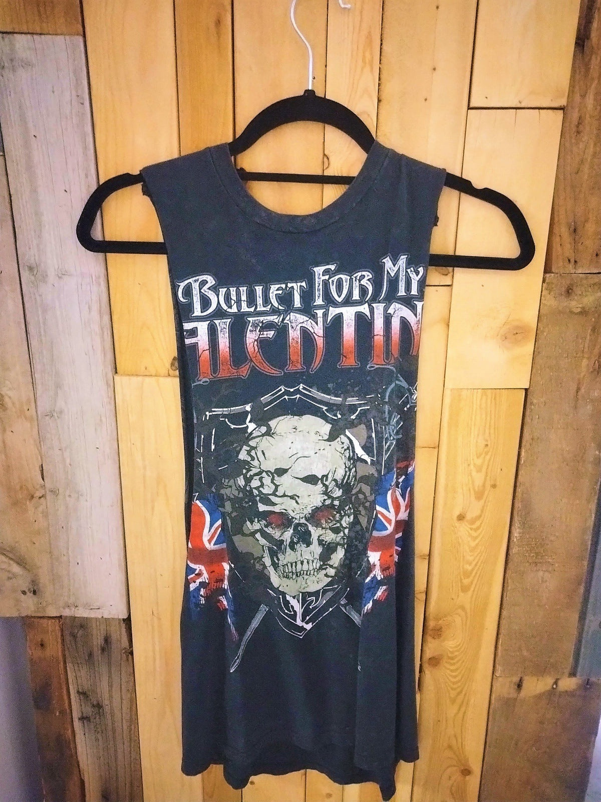 Bullet For My Valentine T Shirt Size Large Altered to Tank Top