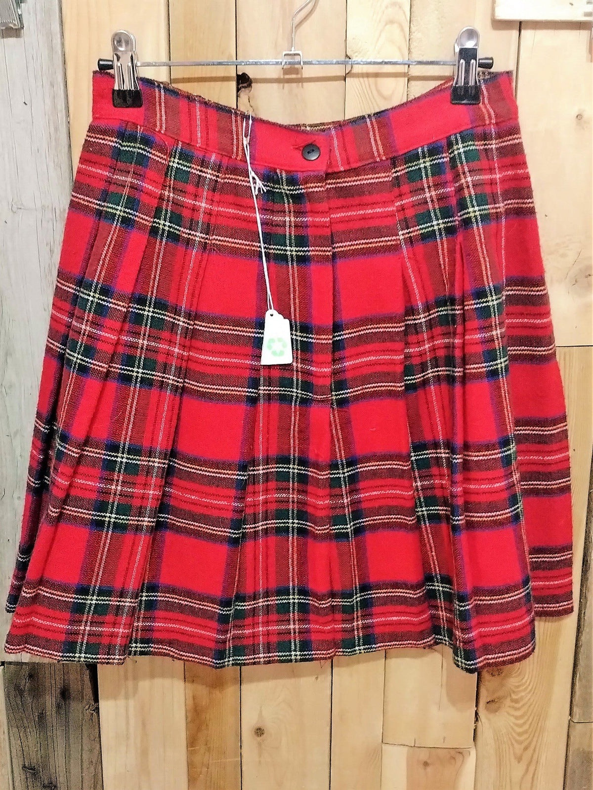 CT Studio Vintage Plaid Skirt Size 9