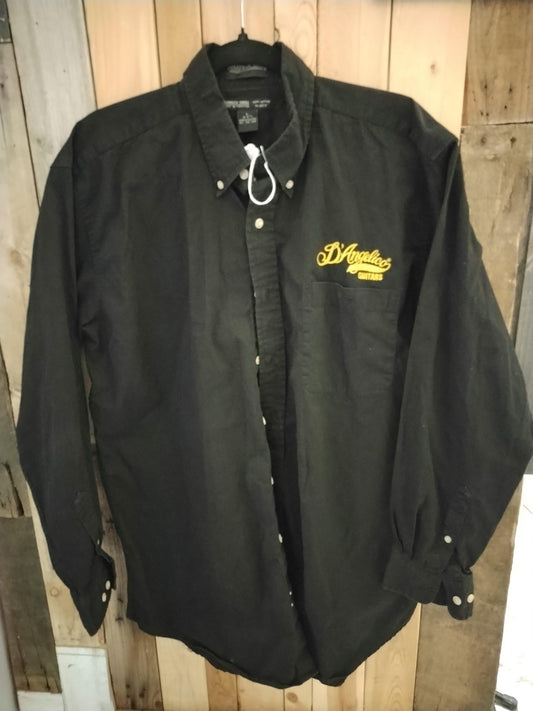 D'Angelico Guitars Button Up Long Sleeve Shirt Size Large