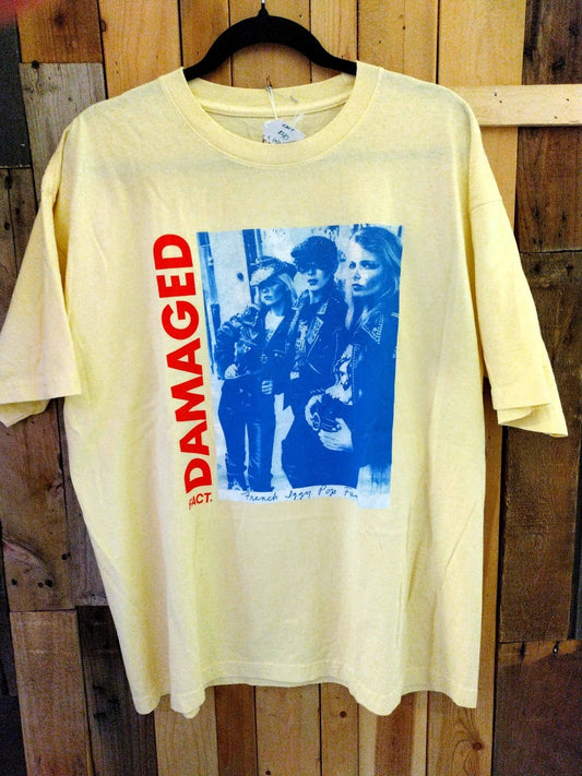 Damaged Fact French Iggy Pop Fans T Shirt Size XL/L