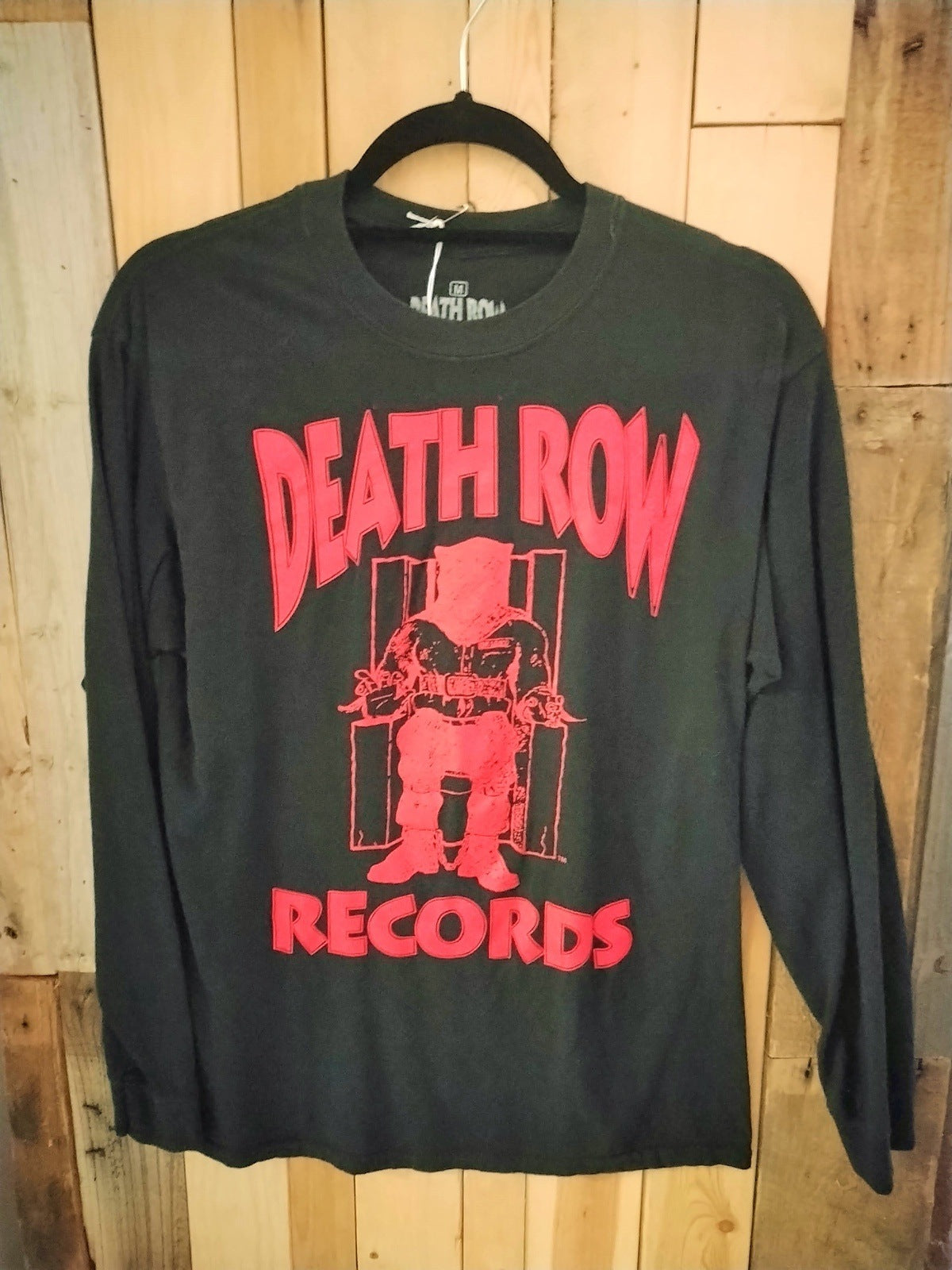 Death Row Official Merchandise Long Sleeve T Shirt Size Medium