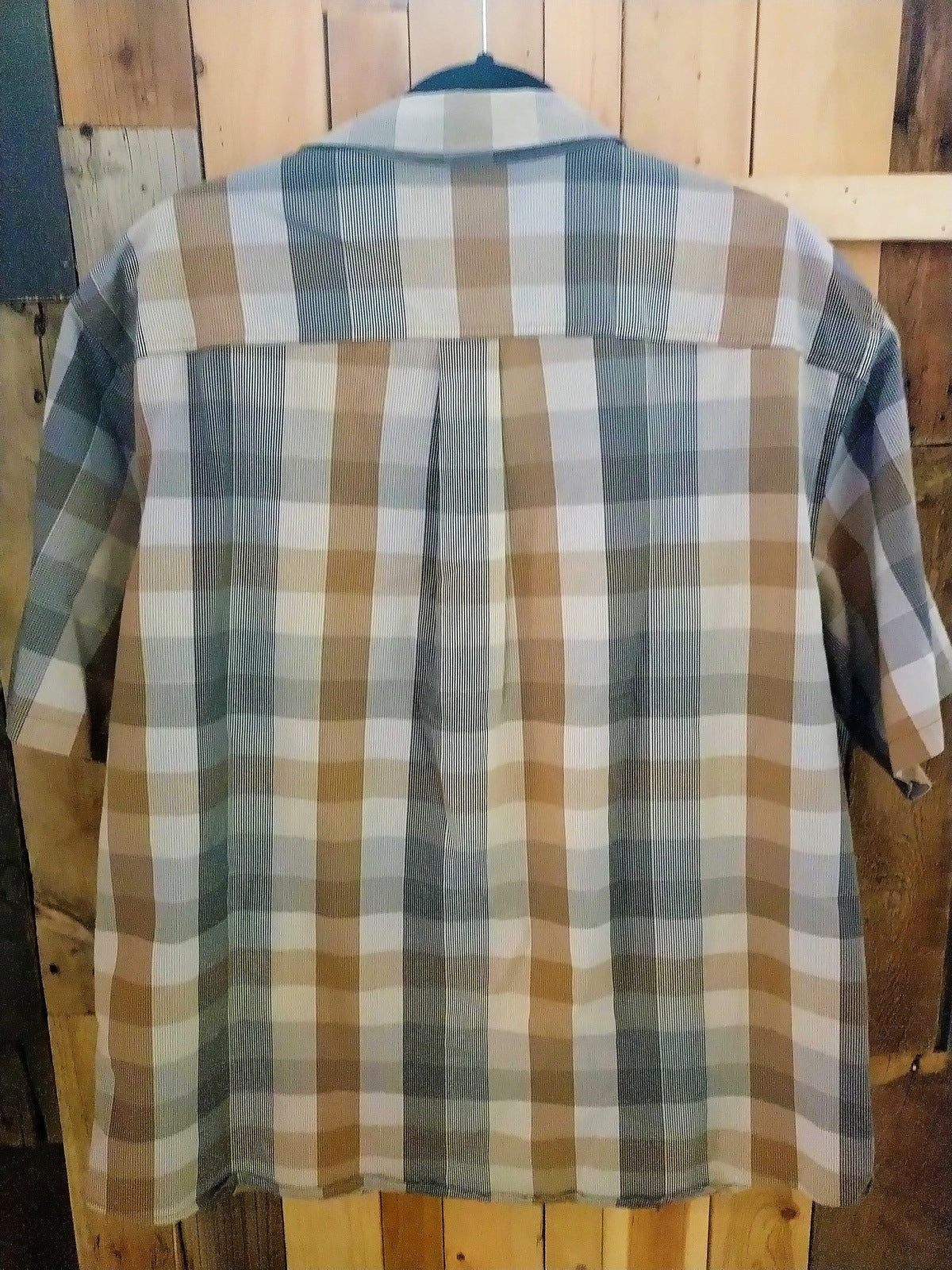 Dickies Short Sleeve Men's Plaid Shirt Size 2XL