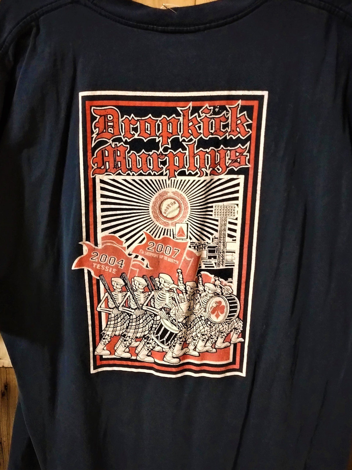 Dropkick Murphys T Shirt Size 2XL Navy Blue