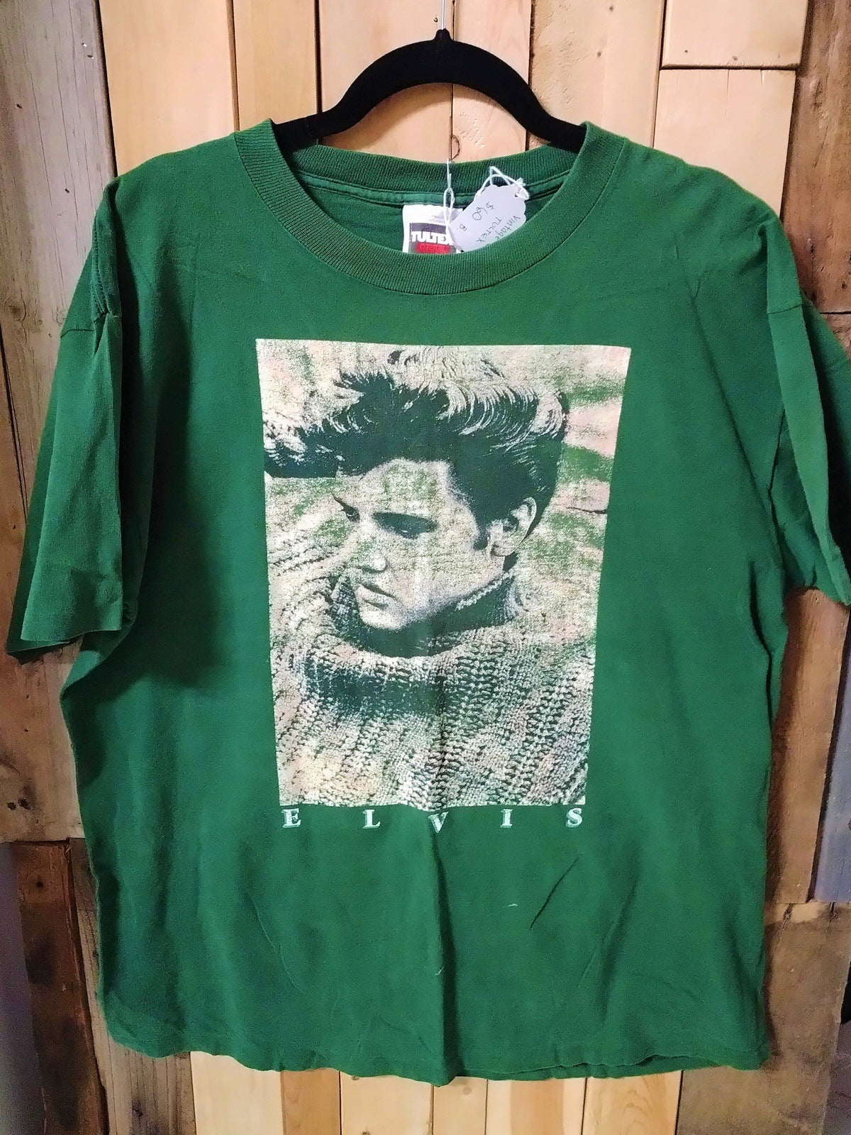 Elvis T Shirt Size XL- Small Stains on front As Is