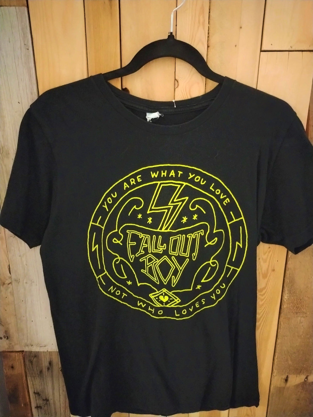 Fall Out Boy "You Are What You Love Not Who Loves You" T Shirt Size Medium