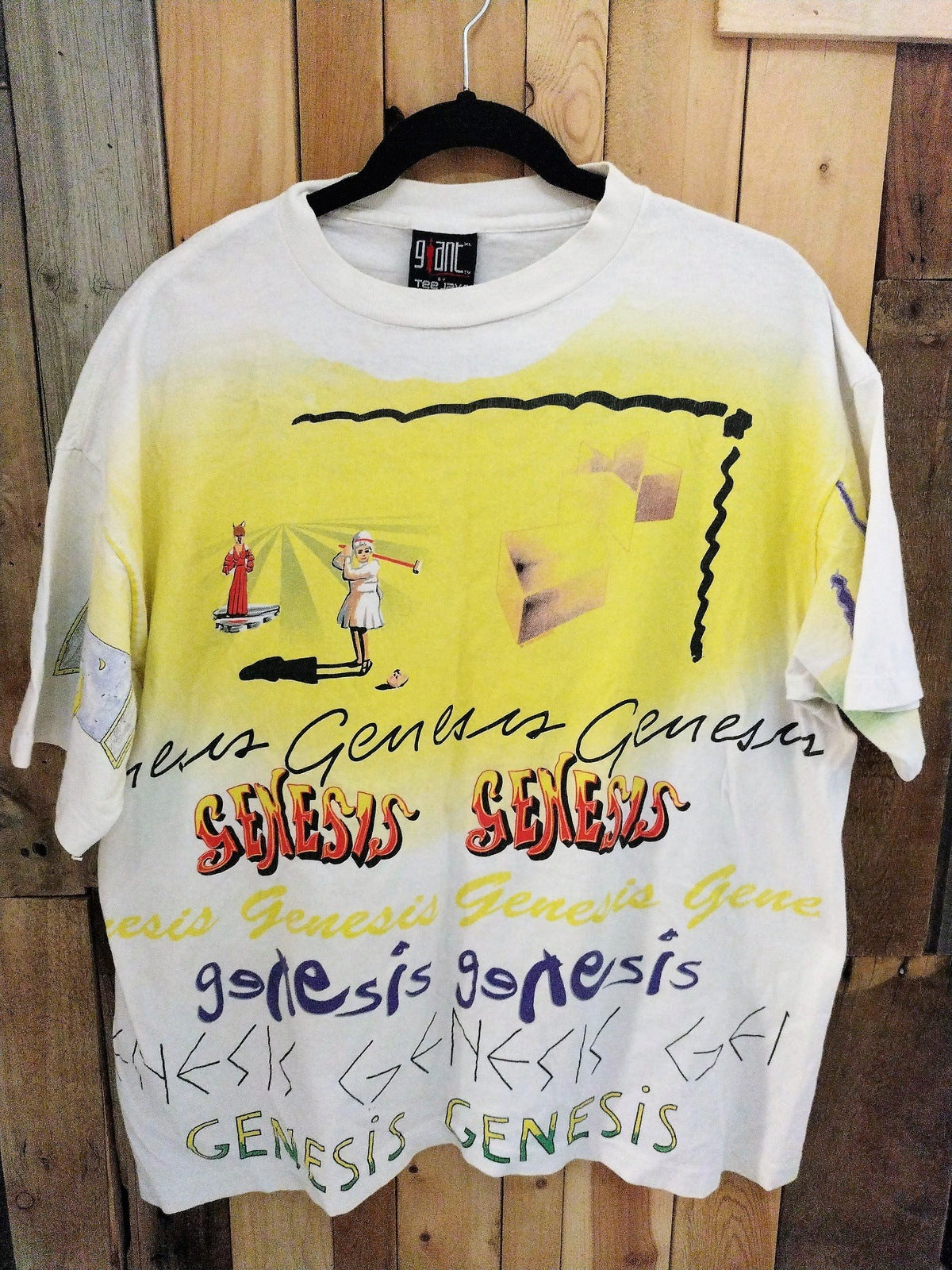 Genesis Original 1992 Tour T Shirt Size XL 312465DQ