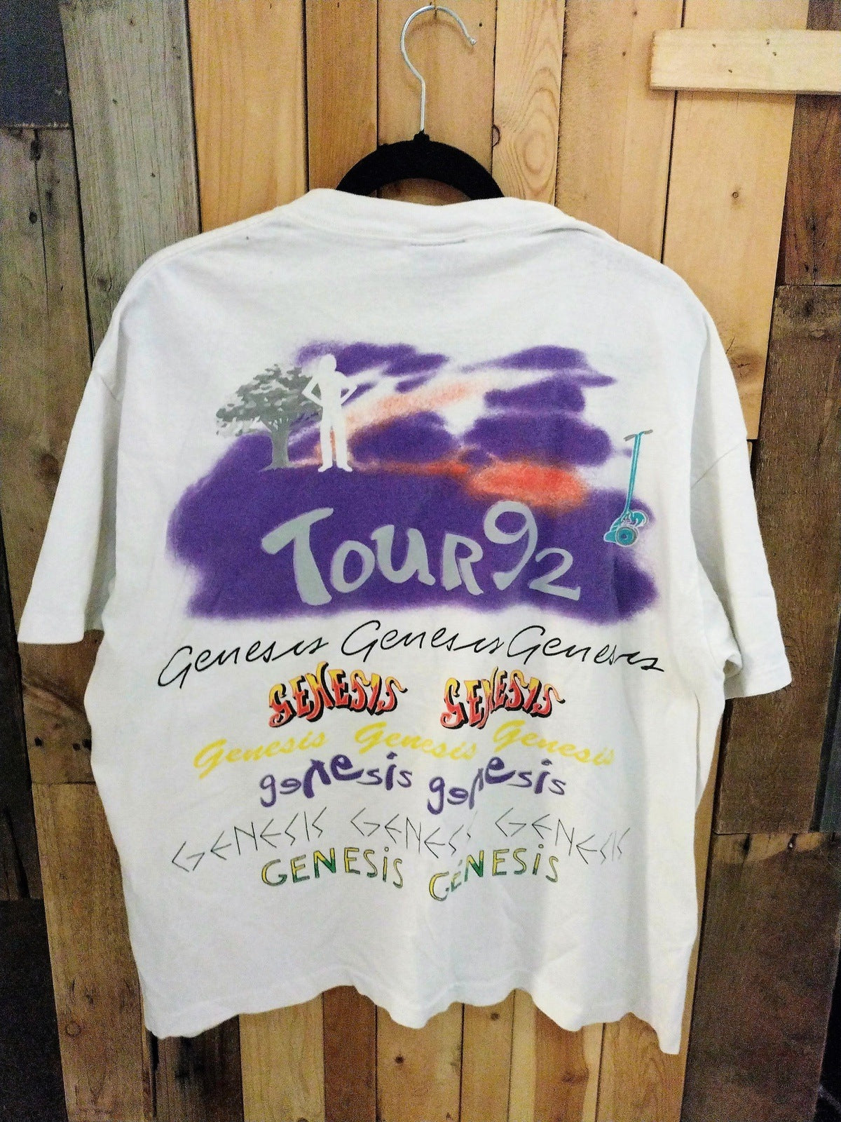 Genesis Original 1992 Tour T Shirt Size XL 312465DQ
