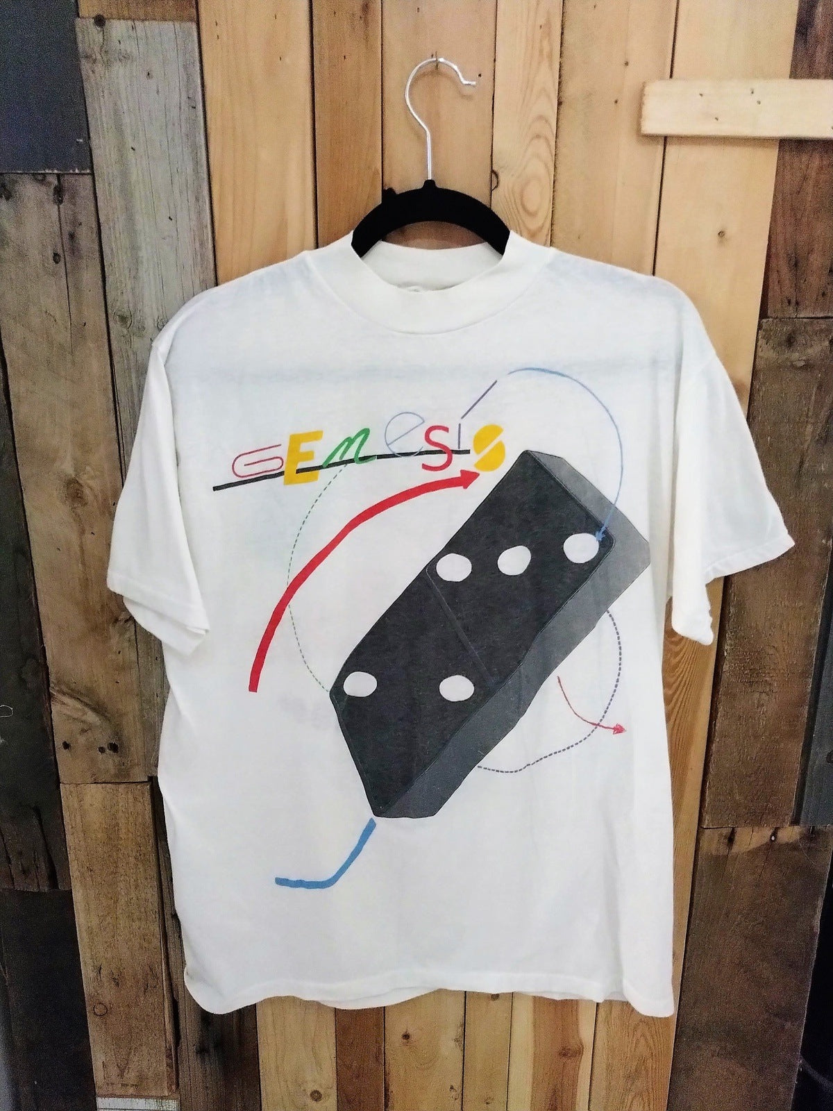 Genesis Original "Invisible Touch" 1986 Tour T Shirt Size XXL 963213DQ