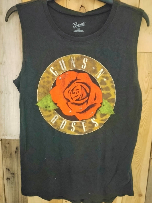 Guns N Roses Bravado Women's Sleeveless T Shirt Size M/M As Is 612741WH