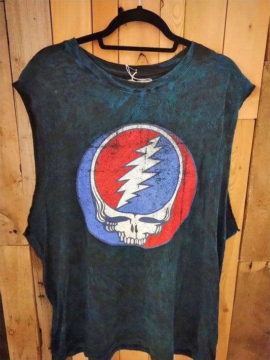 Grateful Dead Official Merchandise Sleeveless T Shirt Size 2XL #436812