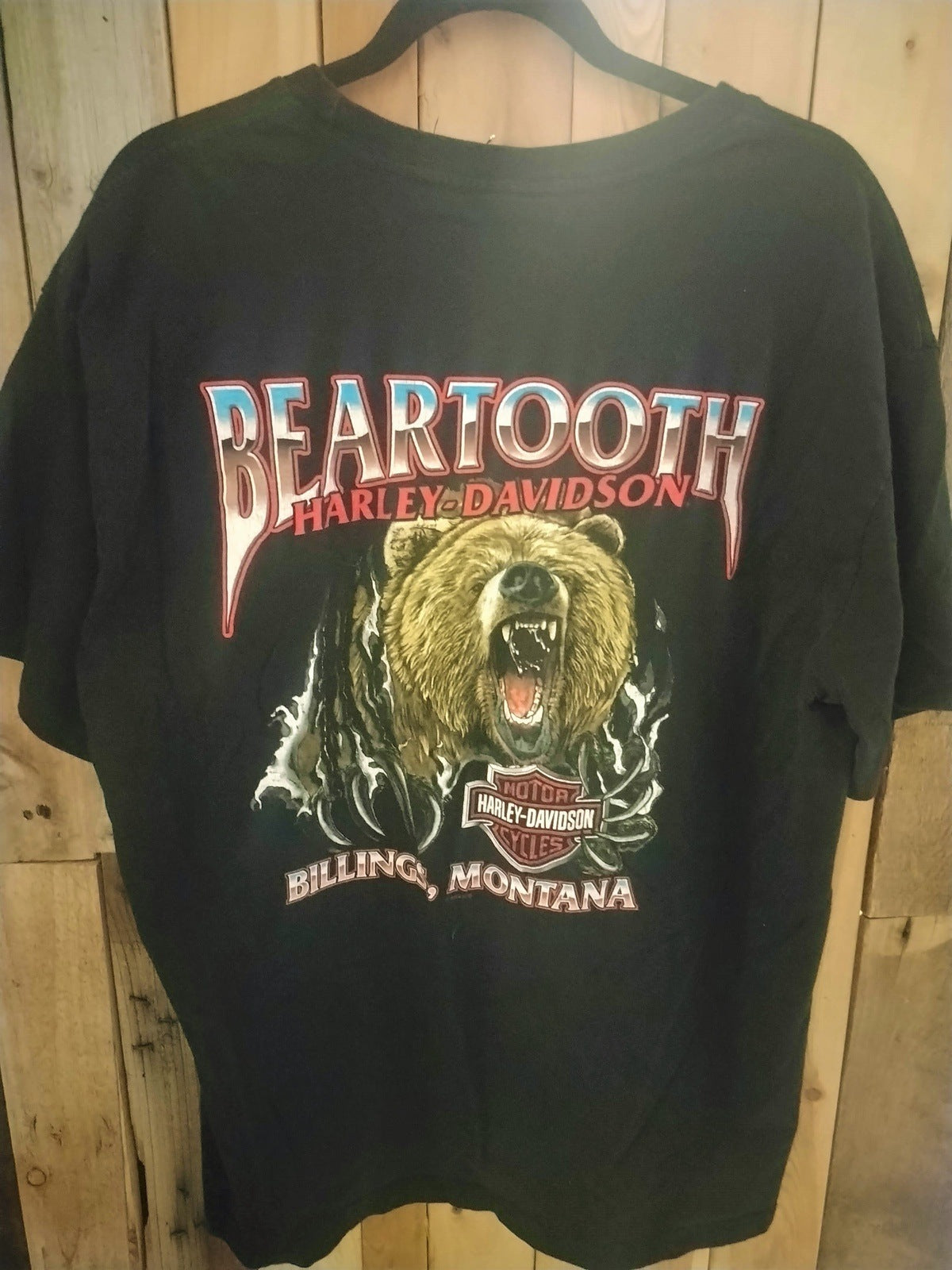 Harley Davidson Billings Montana T Shirt Size XL Short Sleeve