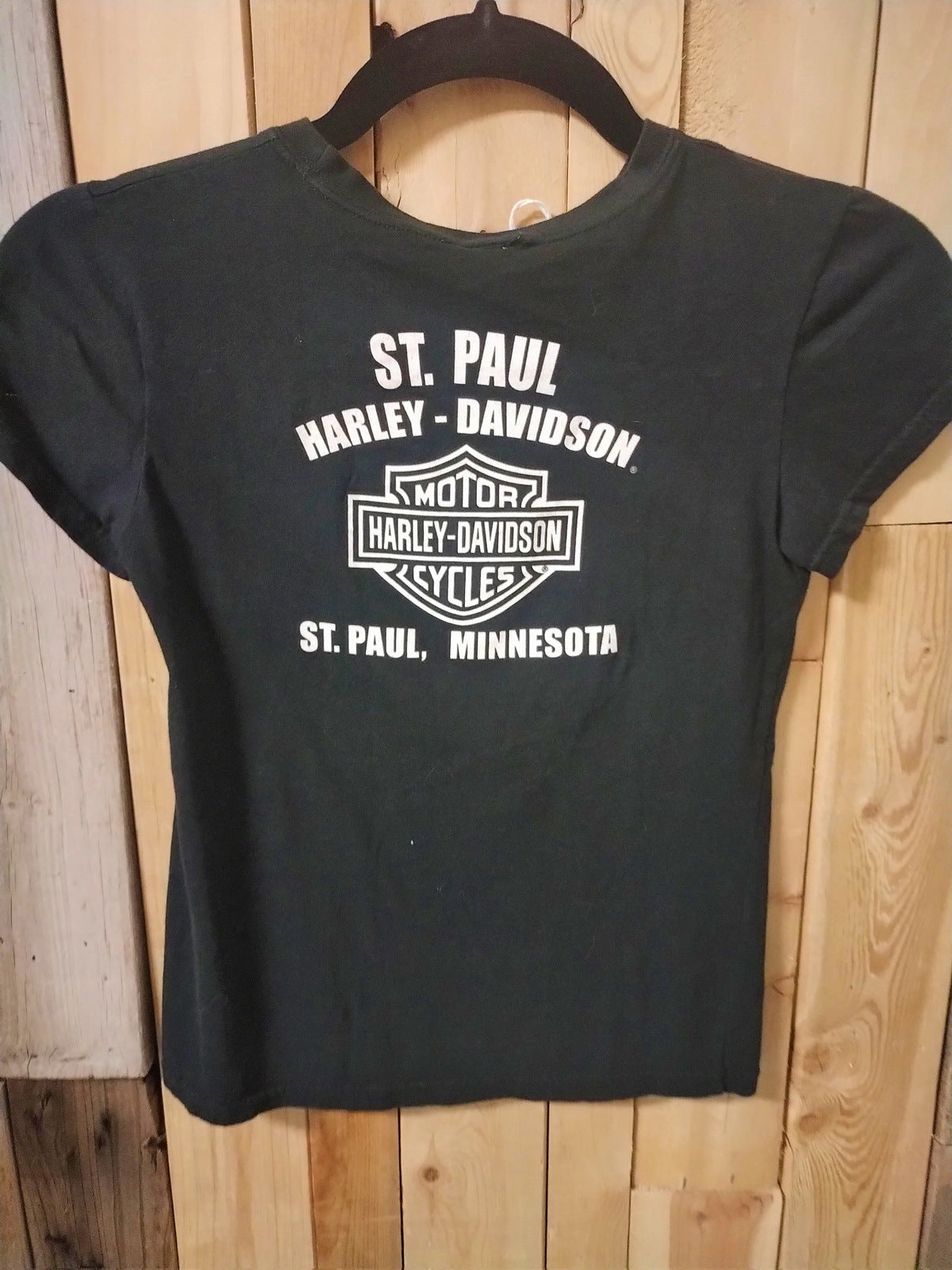 Harley Davidson St Paul Minnesota Girls T Shirt Size 10-12