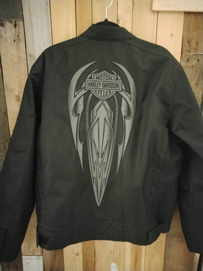 Harley Davidson Official Merchandise Men's Canvas Jacket Size Large