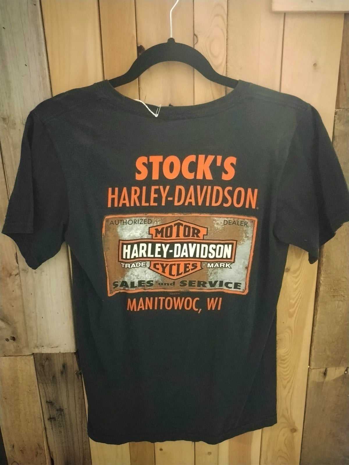 Harley Davidson Manitowoc Wi. T Shirt Small