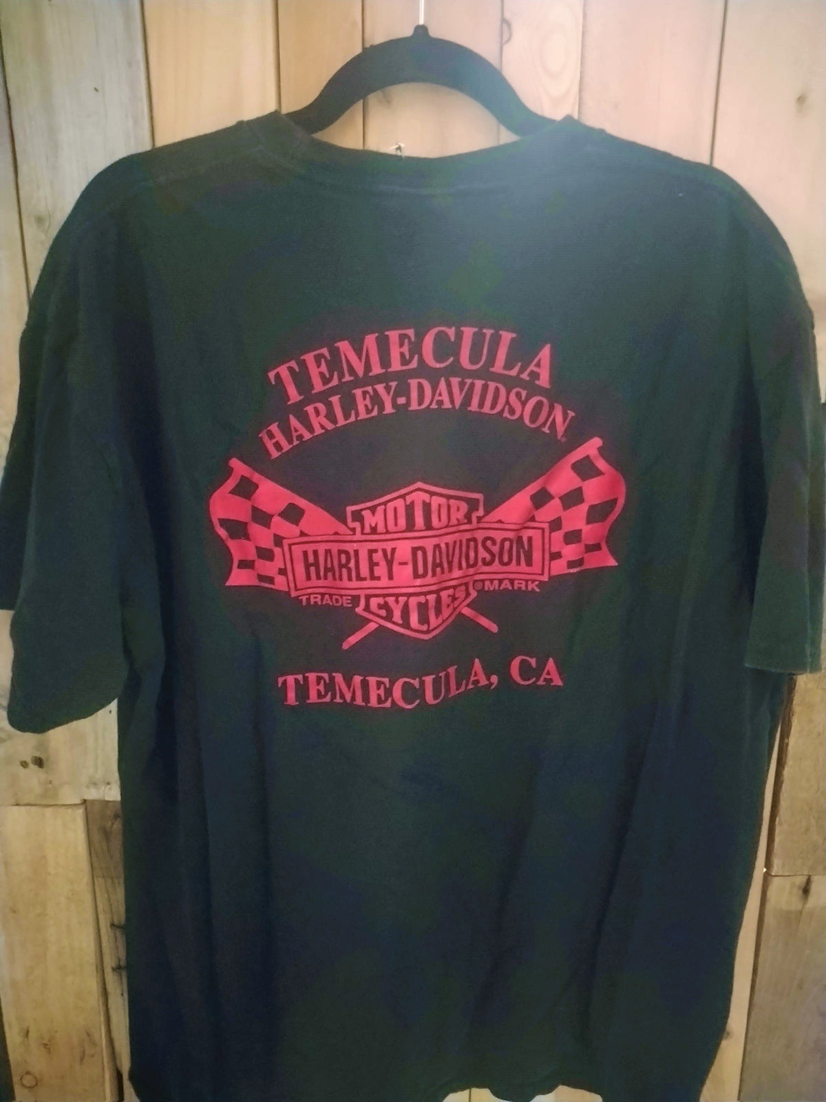 Harley Davidson Temecula CA T Shirt Size XL Short Sleeve
