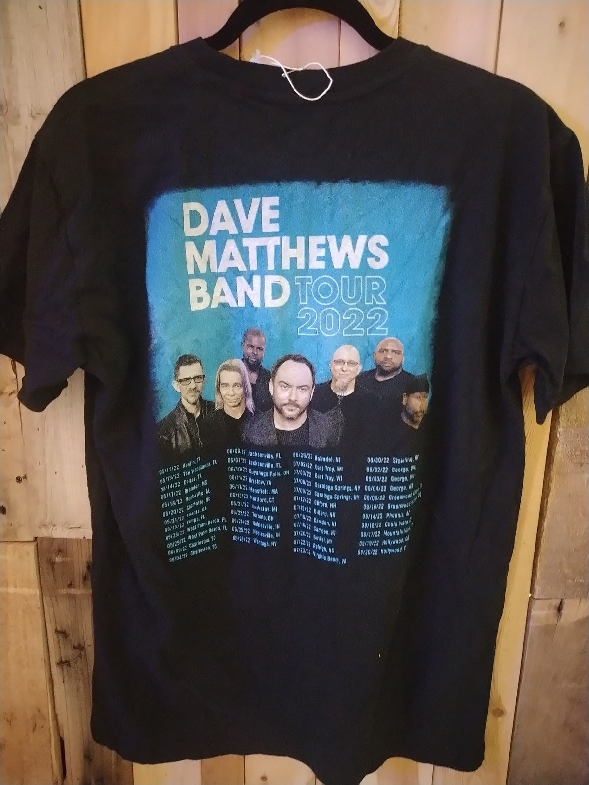 Dave Matthews Band Men's 2022 Tour T shirt size Large