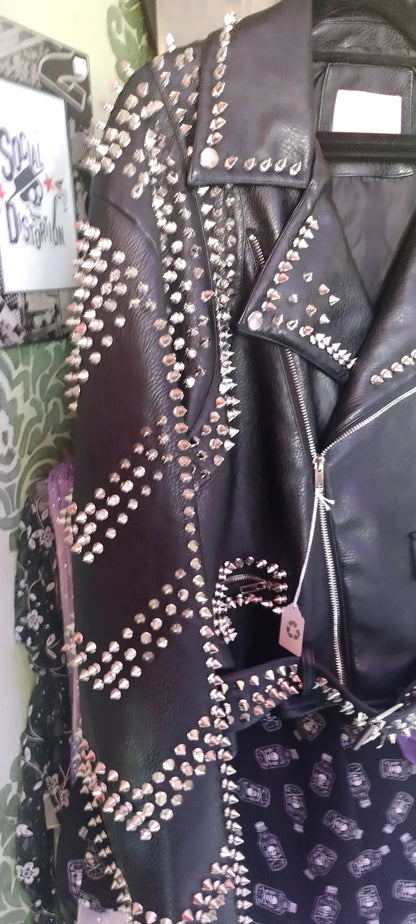 Azalea Wang 2X Studded Moto Jacket