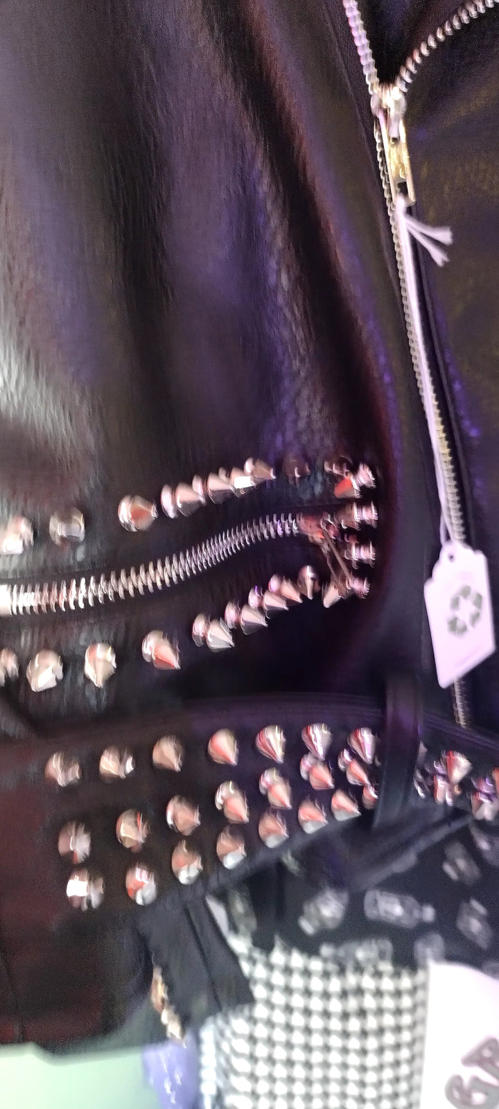 Azalea Wang 2X Studded Moto Jacket