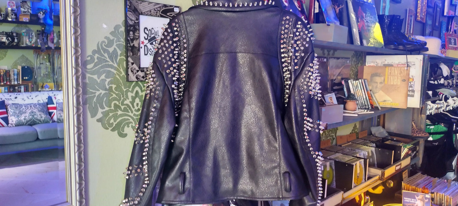 Azalea Wang 2X Studded Moto Jacket