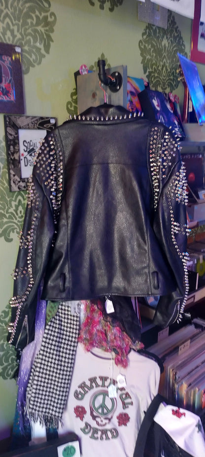 Azalea Wang 2X Studded Moto Jacket